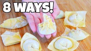 8 Amazing Ways to Fold Wontons at Home