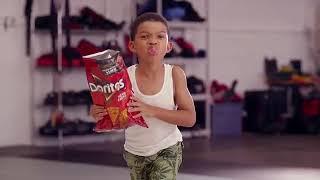 (DORITOS- COMMERCIAL) ADULT VS KID FIGHT FOR DORITOS CHIPS.