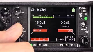 Sound Devices 633 - Inputs and Outputs Overview