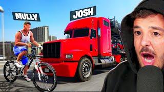 Bikes vs. Trucks is MAYHEM! (The Boys Play GTA)