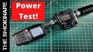 Wouxun KG-UV8E Power Test - HAM Radio - TheSmokinApe