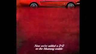 Shelby Mustangs Vintage Advertising Commercial