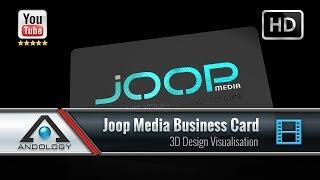 Joop Media 3D Biz Card Visualisation