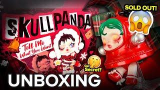 GET CHRISTMAS SECRET SKULLPANDA? Unbox POPMART Tell Me What You Want Happy Holidays Blind Box Review