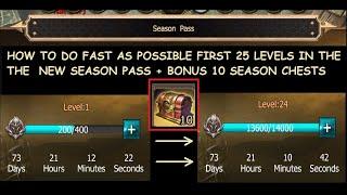 Drakensang Online - Season Pass FAST 1-25 level Guide