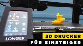 3D Drucker Test für Einsteiger  - Longer 3D Printer LK4 Pro 2020 review ( deutsch )