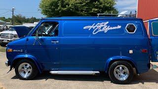 Hotel California A Custom 1976 Chevy Van.