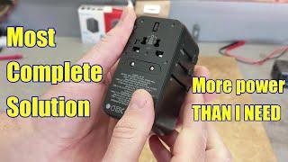 BEST international power TRAVEL ADAPTER by MOMAX 100 watt  product test and review