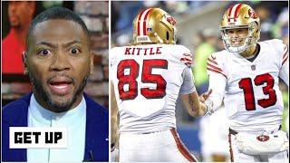 GET UP | Ryan Clark reacts to Brock Purdy fires 3 TD passes as 49ers dump Seahawks 36-24 on TNF