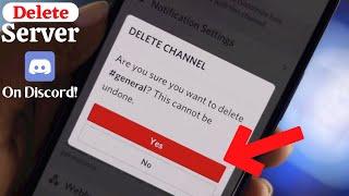 How To Delete A Discord Server iPhone [Delete Discord Server]