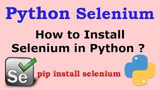 How to Install Selenium Web Driver in Python  [Python Selenium Tutorial]