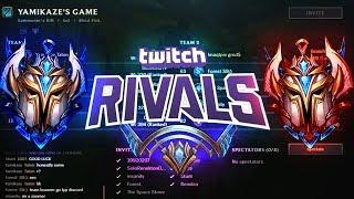 HIGH LEVEL SCRIMS BETWEEN CHALLENGERS ONLY | PREPARING FOR TWITCH RIVALS!