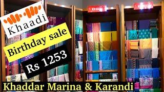 Khaadi Birthday Sale 2021 | Khaadi winter sale 2021 | Khaadi Unstitched Winter Sale | Khaddar sale