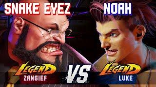 SF6 ▰ SNAKE EYEZ (Zangief) vs NOAHTHEPRODIGY (Luke) ▰ High Level Gameplay