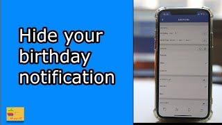 How to hide your birthday on Facebook