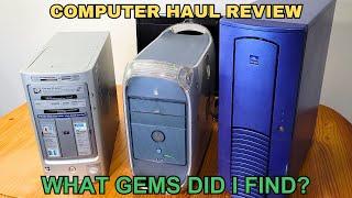 Computer Haul Review  - What Gems Did I find? #mac #retrotech #oldcomputers