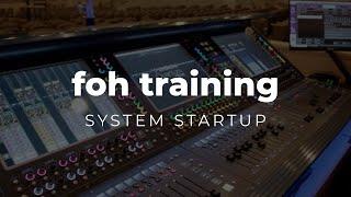 System Startup | FOH Training Series