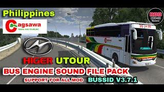 HIGER UTOUR Bus Engine Sound Pack ll   Bus Engine Sound FOR BUSSID SUPPORT  ALL MOD  V3.7.1