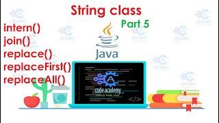 Java S08 |String class | intern, join, replace, replaceFirst, replaceAll | Hindi | Priya Ranjan