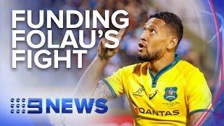 Israel Folau asks for donations to fund legal battle against Rugby Australia | Nine News Australia