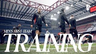 Rossoneri training at San Siro ahead of #MilanCagliari