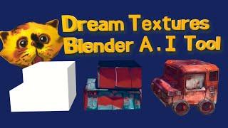 Blender dream textures AI貼圖 初次使用心得 【Blender鳥咪老師】