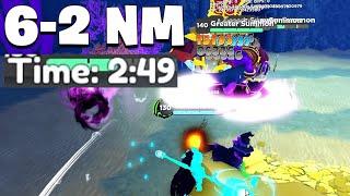 DESTROYING THE NEW 6-2 NIGHTMARE DUNGEON IN 2 MINUTES - World Zero Roblox