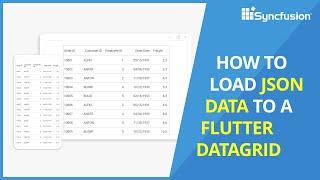 How to Load JSON Data to a Flutter DataGrid