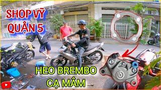 Lưu Ý Gắn Heo Brembo Bị Cạ Mâm Và Cách Khắc Phục Tại Shop Vỹ Quận 5 Bao Nhẹ | Phong Nè TV