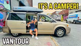 Mini Van Converted into Stylish City Apartment Campervan On Wheels