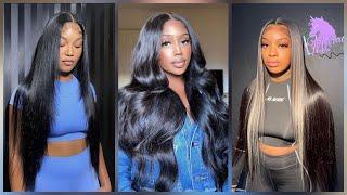 Wig Install Compilation | Frontal and Closure Install for Black Women 2022