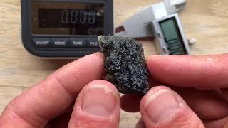 Get up Close & Personal with Real Moldavite from Czech (Weighed, Measured + Description)