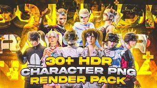 30+ Pubg/Bgmi Characters PNG Pack | PNG Pack For Thumbnail | Free to use bgmi character png