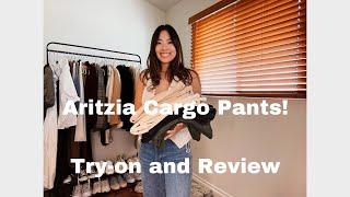 ARITZIA CARGO PANTS! | Try-On and Comparison