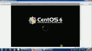 Installation of CentOS6 using virtual machine