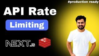 Rate Limiting your APIs in Next js 14 ,Redis ,Middleware