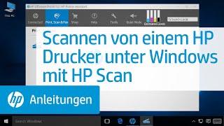 Scannen von einem HP Drucker unter Windows mit HP Scan | HP Support