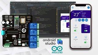 (ioT, BT) Complete Smart Home Automation Source Code (Circuit + Gerber + Arduino + Android Studio)