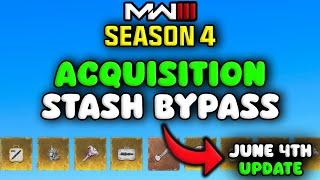 MW3 Acquisition Stash BYPASS (SEASON 4) - MW3 Season 4 June 4th Update - Modern Warfare 3 Glitches