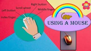 How to Use a Computer Mouse for Kids | Kidz Korner Creative Learning | Computer Class |Using a Mouse