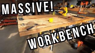 Building a MASSIVE Workbench for our Tiny Shop!