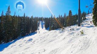 Skiing Mary Jane Top to Bottom at Winter Park Ski Resort Colorado