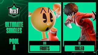 Reset The Bracket - Pools - Fruits (Pac-Man) Vs. MkLeo (Joker) - SSBU