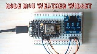 NodeMCU Weather Widget
