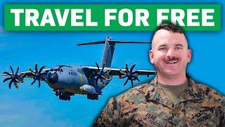 How to Travel for FREE as A U.S. Military Veteran! | Space A for the win