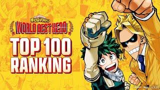 『僕のヒーローアカデミア』【WORLD BEST HERO】 TOP 100 RANKING