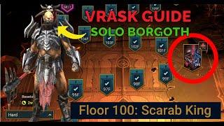 Vrask Solo Guide for Hard 100 Scarab Lord | RAID: Shadow Legends