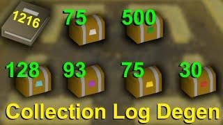 I Did 100+ Hours of Clues... and Was Rewarded ~ Ironman Collection Log Degen E62