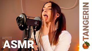 ASMR Spit Painting & Mouth Sounds | Tangerin