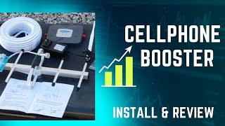 Cellphone signal booster install and review